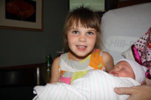 At age 5, I'm almost certain Izzy will remember meeting her sister for the first time. 